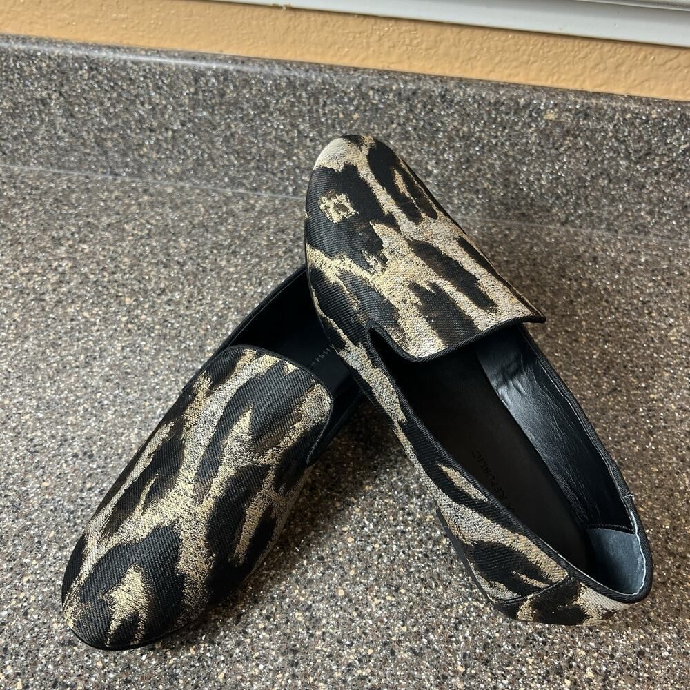 Banana Republic Flats Shoes Women's 8 Slip On Comfort Casual Loafer Fabric Print